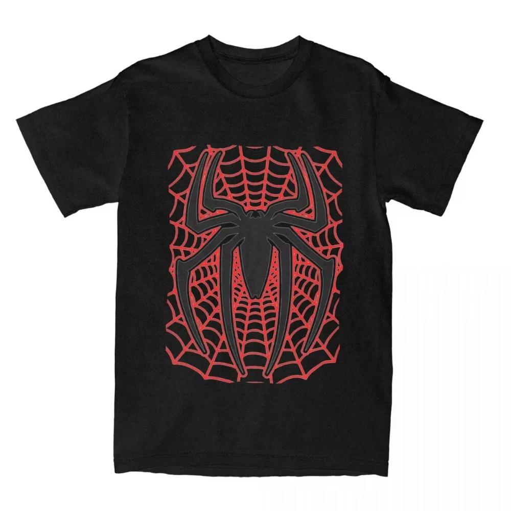 Men Women Spider Man Shirt Merch 100% Cotton T-shirt Clothing Novelty Tee Shirt Summer