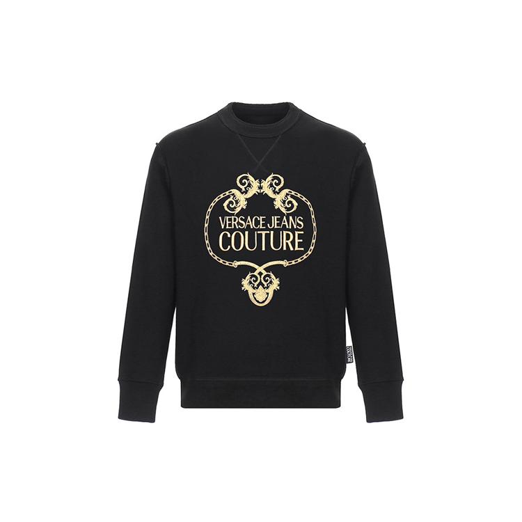 VERSACE JEANS COUTURE Džemperi Vīriešu Melni