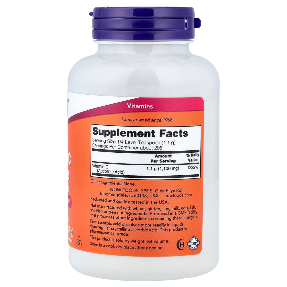 Now Foods Vitamin C Crystals 227g (8oz)