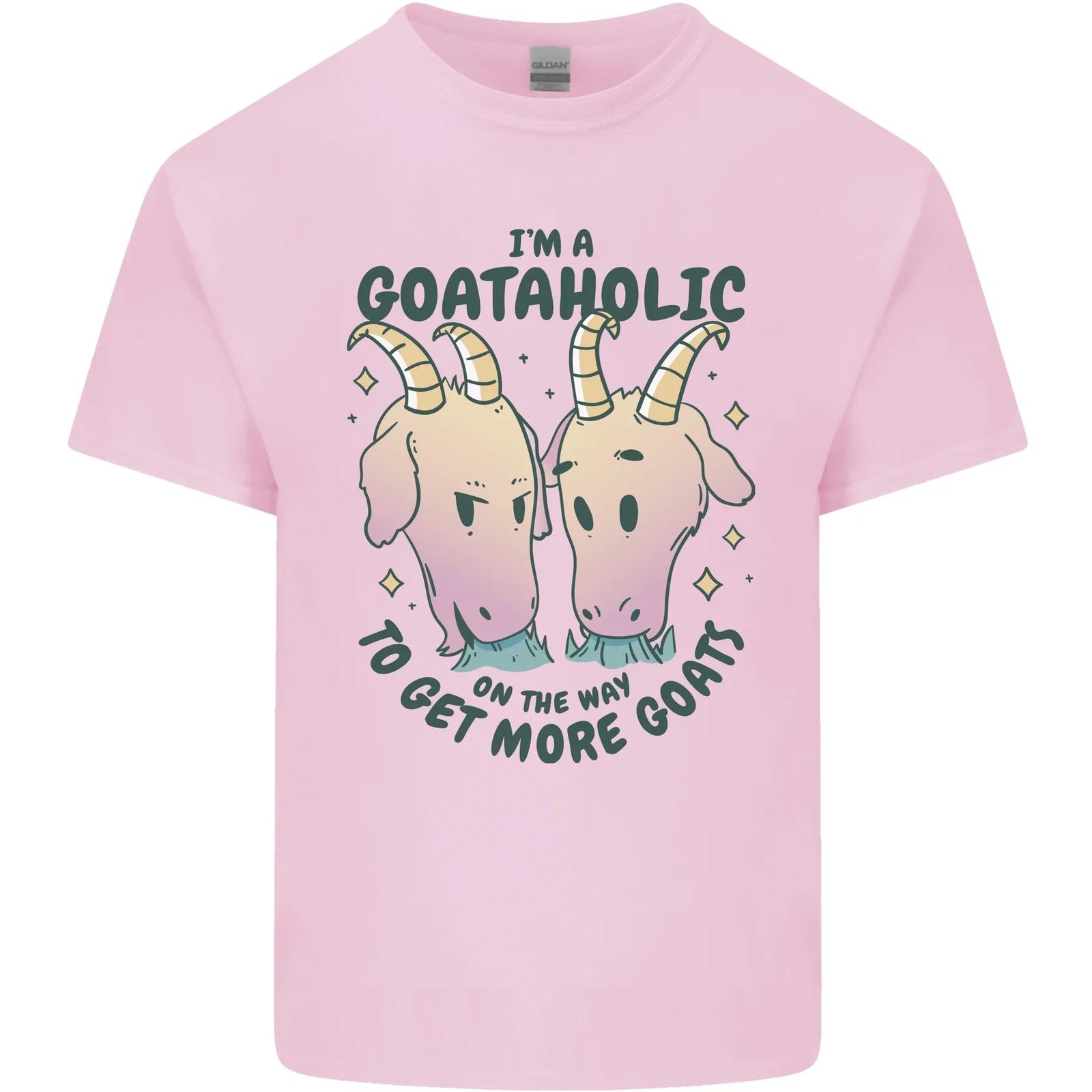 Goataholic On the Way to Get More Goats Kids T-Shirt Childrens S
