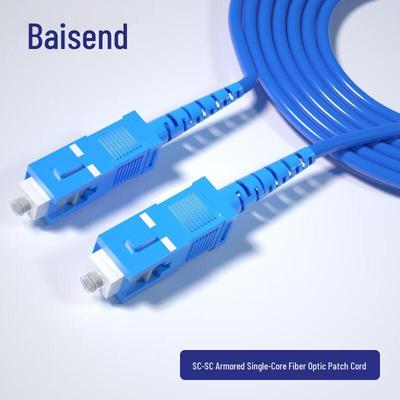 Baisende Telecom-Grade Indoor Armored SC-SC Single-Mode Fiber Optic Patch Cord