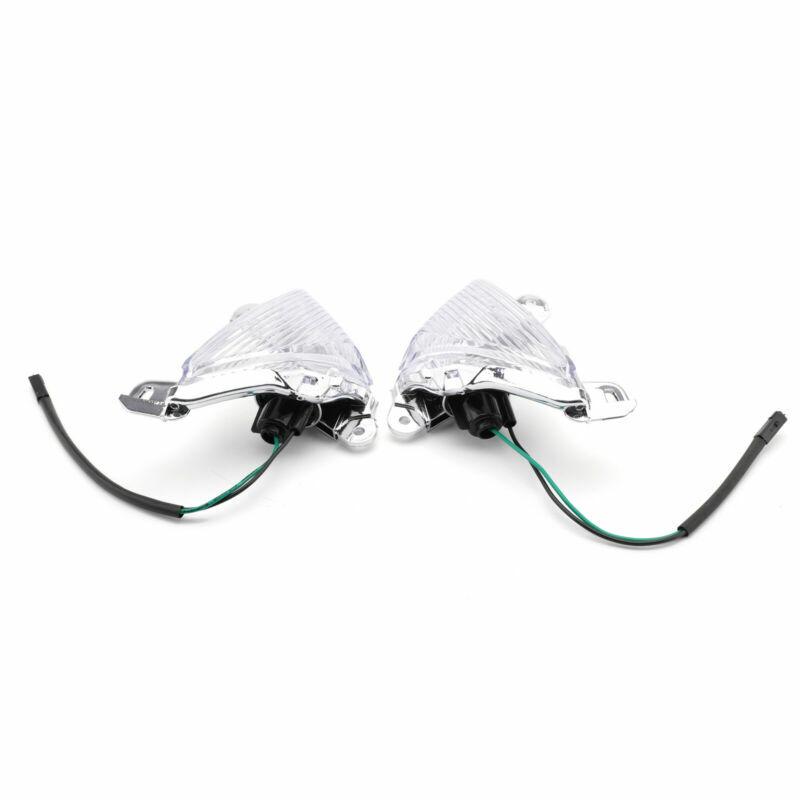 Front Turn Signals Lens For Kawasaki Ninja ZX6R ZX10R ZX14R EX650 ER-6N GTR1400
