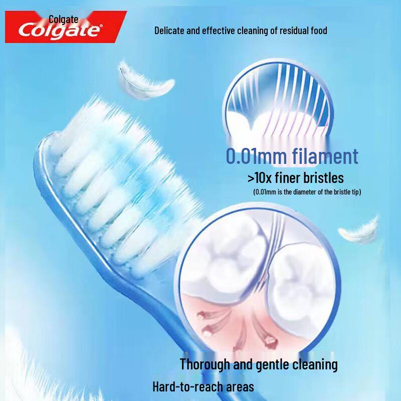 Colgate Gum Care Soft Toothbrush, Mini Head, 4-Pack