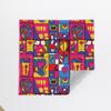 Reusable New Hundred Sticker Cloth Silent Self-adhesive Camera Lens Organizer Square Protection Bag Cute Laptop Bag