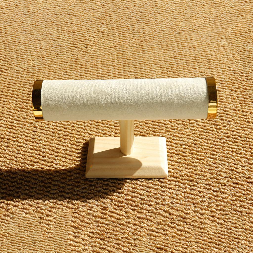 Jewelry Bracelet Display Stand Vertical T Bar Tower Organizer for Hair Band Home Organization Scrunchies Desktop Showcase