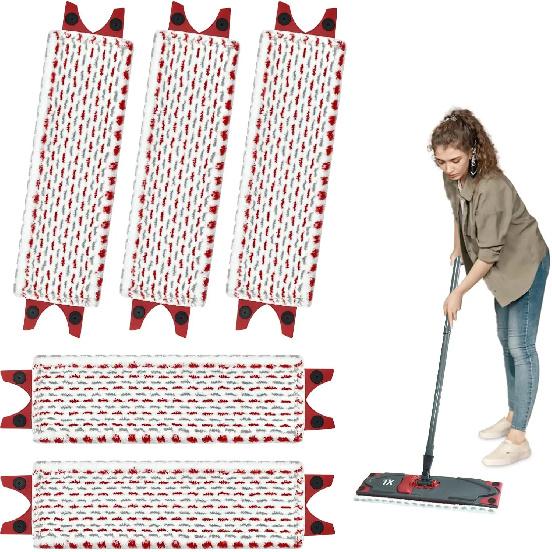 Spray Mop Pads Compatible with Vileda Ultramax XL Spray Mop, Microfiber Mop Pad, Mop Cleaning Pad, Washable & Reusable