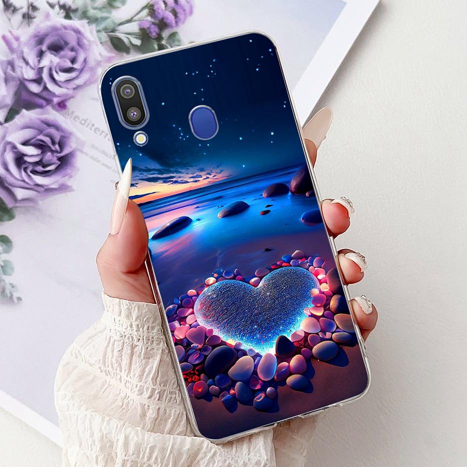 For Samsung Galaxy M10 M20 M30 Case New Fashion Painted Cover Clear Silicone Soft Slim Phone Case For Samsung M10 M20 M30 Fundas