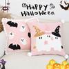 Premium Nordic Ins Halloween Cute Ghost Pillowcase Deluxe Embroidered Lace Pillow Cover Luxury Sofa Home Decor Cushion Cover