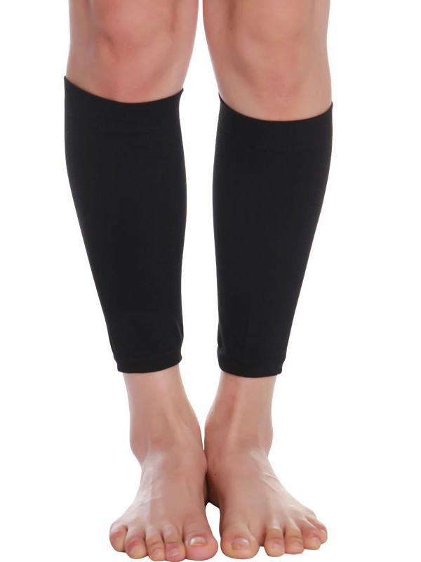 Unisex Cotton Style Breathable Leg Warmers: Thin, Elastic, All-Season Calf Protection for Sports