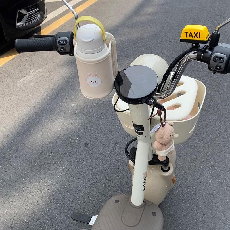 Elegant Waterproof Front Basket for Electric Bikes - Sleek, Portable, and Dynamic Storage Solution for Aima Bikes