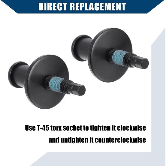 1L3Z99404A42AA / Rear/Tailgate Striker Latch Lock Bolt Kit for Ford F150 1997-2014 for Ford F250 Super Duty 1999-2016 / Tailgate Striker Lock Bolt