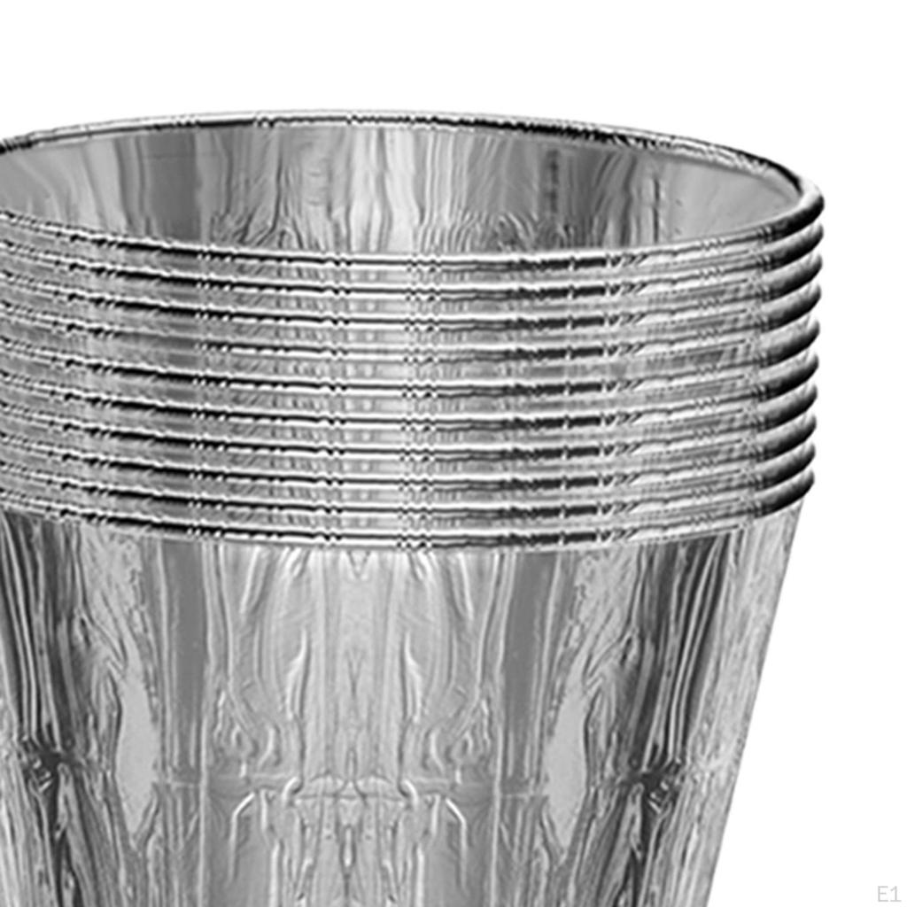 10Pcs Collection Liners for Smoker Drip Bucket Replacement Practical Easy To Use BBQ