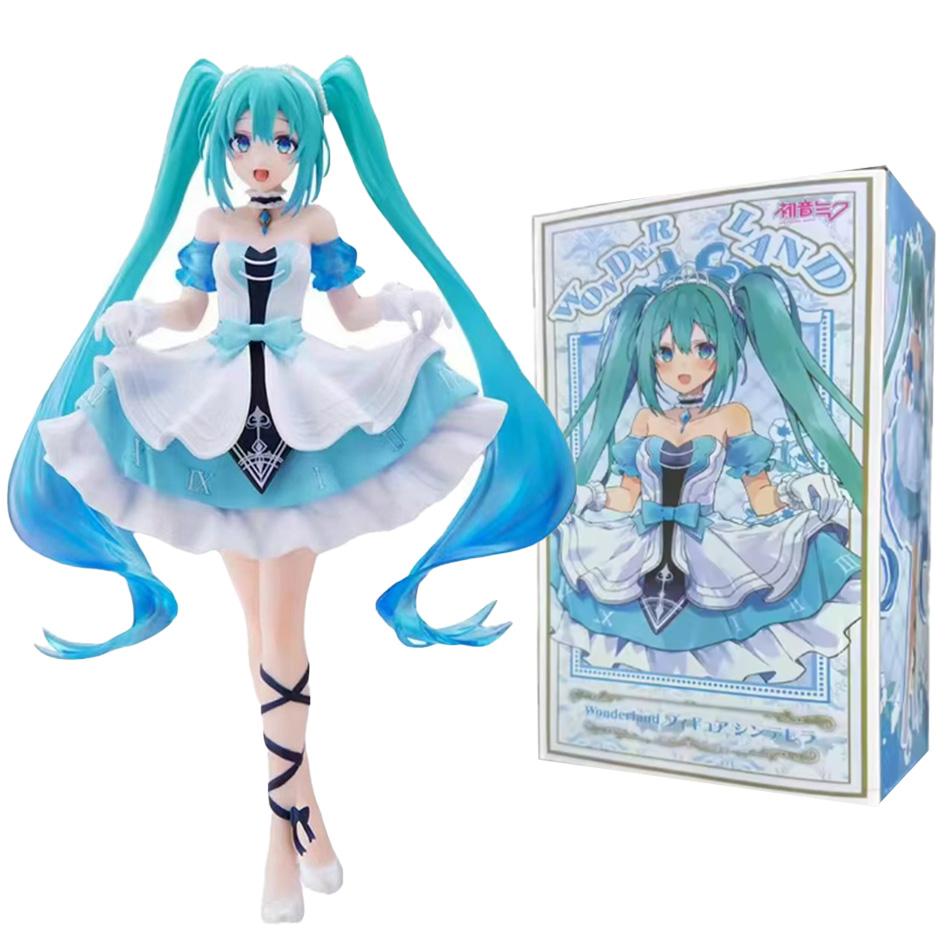 Anime Hatsune Miku X Cinnamoroll Figure Anime Peripheral Collectible Models Decorative Decorations Children Kawaii ChristmasGift