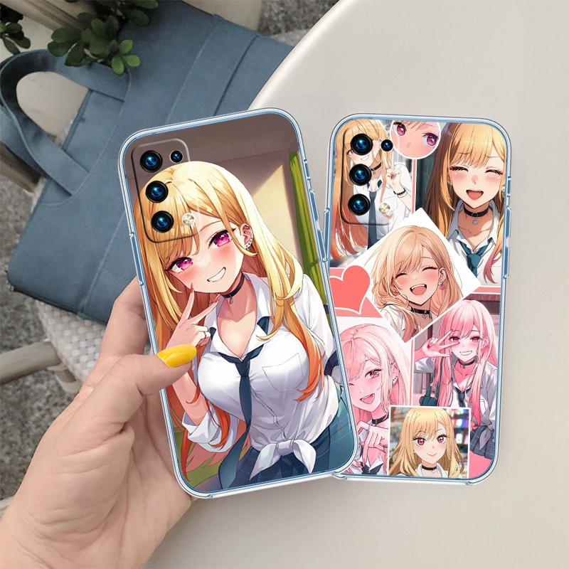 RP45 M-Marin K-Kitagawa Transparent Phone Case for Motorola Moto G7 G8 G9 G84 G85 G73 G24 G15 Z2 Play Power Plus