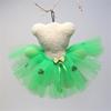 St. Patrick's Day Dog Ballet Skirt Lace Bow Headband Set