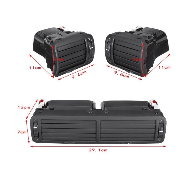 

Центральное боковое вентиляционное отверстие на передней панели для Passat B5 Black