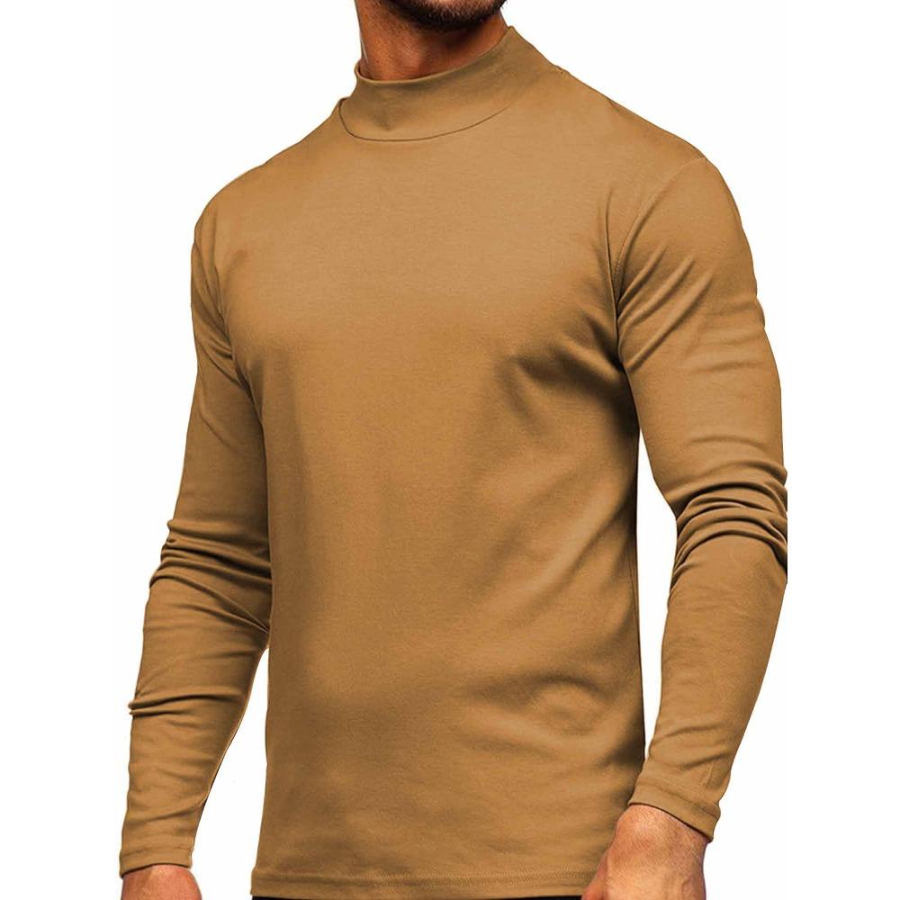 Herbst/Winter Neuankömmling: Verdickter Herren-Strickkaschmirpullover aus deutscher Wolle mit Stehkragen für Wärme und zum Schichten