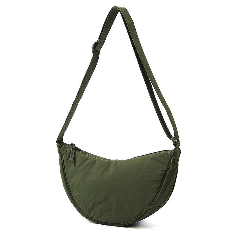 Solid Color Nyl Women's Travel Crossbody Bag Simple Female Hobos Shoulder Bags Casual Outdoor Phe Pouch Handbags Girls Purse