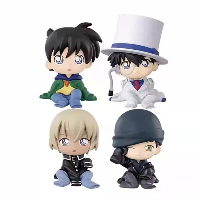 Conan Detective Mouri Ran Kaito Jimmy Kudo Anime Character Ornament Model