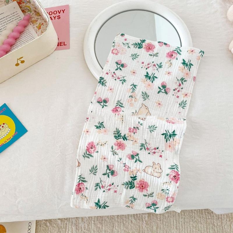 Multifunctional Cotton Burp Towel Stylish Newborn Washcloth Wipe for Babies Perfect for Burping Face Cleansing & Feeding