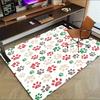 1pc Paw Prints Christmas Themed Rug for Home Decor, Non-slip Office Carpet, Chair mat, Outdoor Mat, Christmas and Halloween gifts-0731147