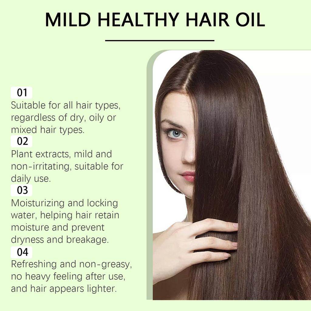 Woodsleep Plant-based Hair Care Oil Nourishing Smoothing Hydrating Repairing For Dry Hair