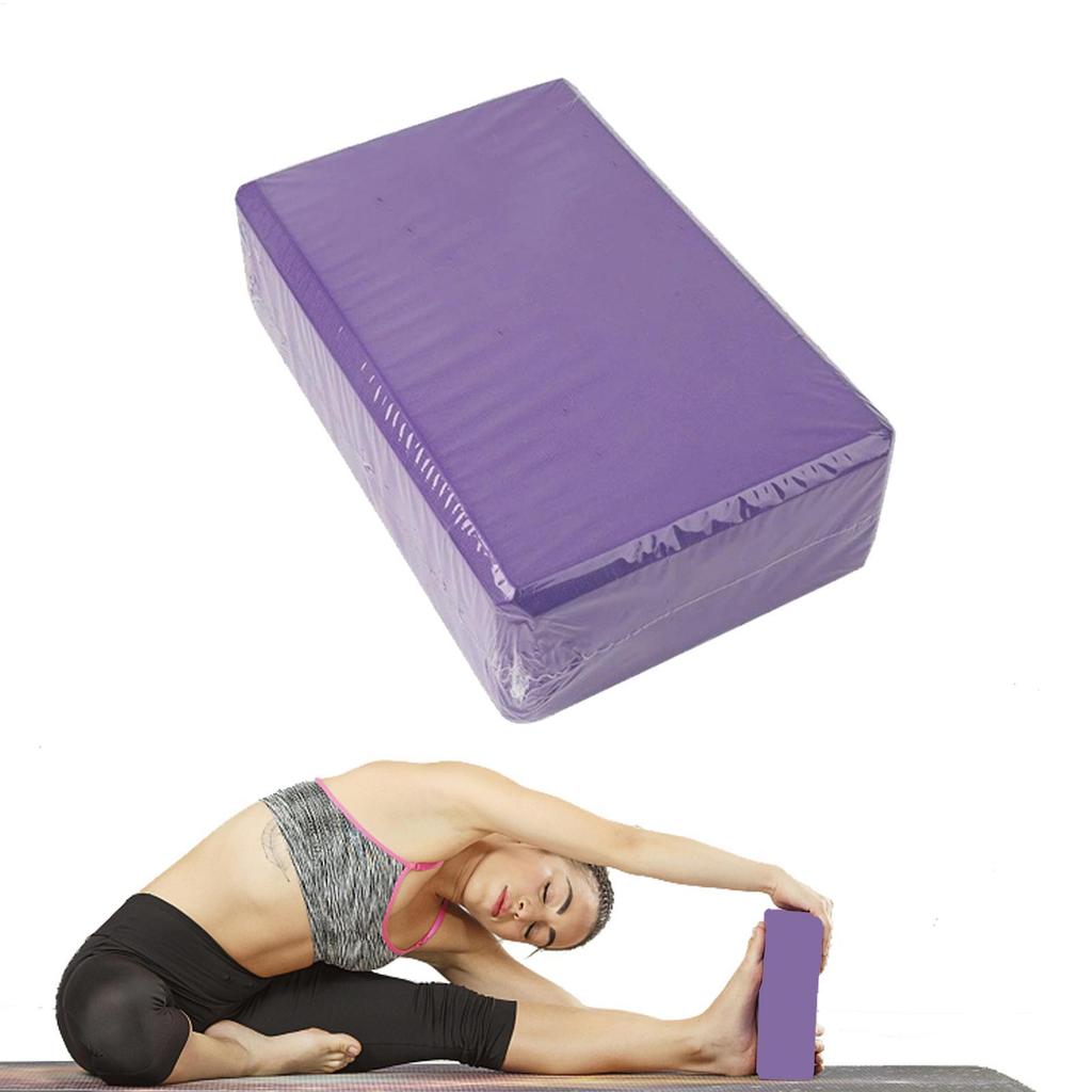 1pcs Yoga Blocks Non-Slip EVA Foam Yoga Block For Exercise Pilates Workout Stretching Meditation High-Density Brick 23X15X7.5cm
