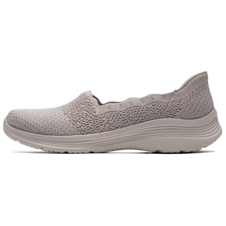 Skechers Slip-Ins Bedford Autumn Views Bequeme Vielseitige Freizeitschuhe Damen Freizeitschuhe Grau Braun 159255-TPE 39