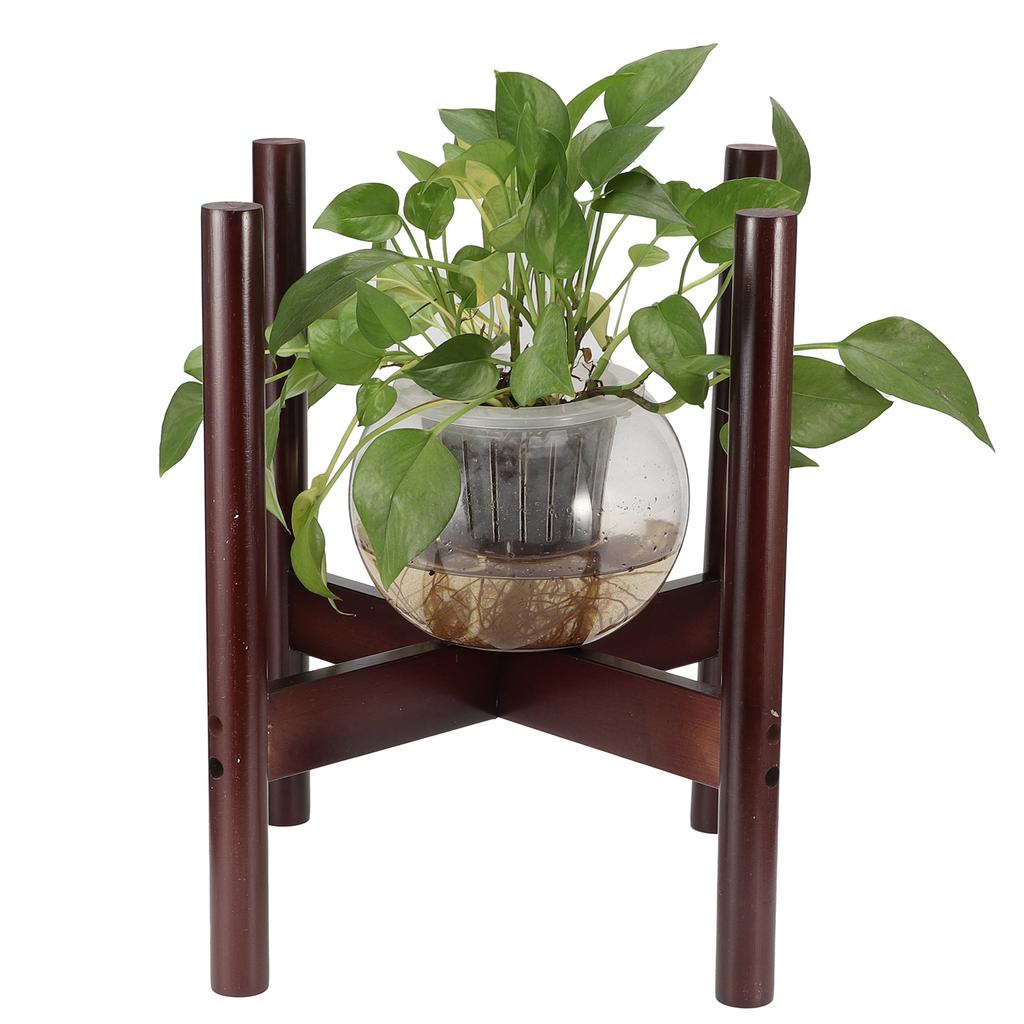 Bamboo Plant Stand Flower Pot Holder Potted Stand Indoor Display Rack Room DecorM