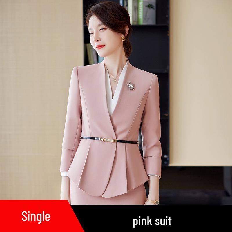 Luxury Women's Professional Suit Set for Beauty Salons, Jewelry Stores, and Medical Receptionists