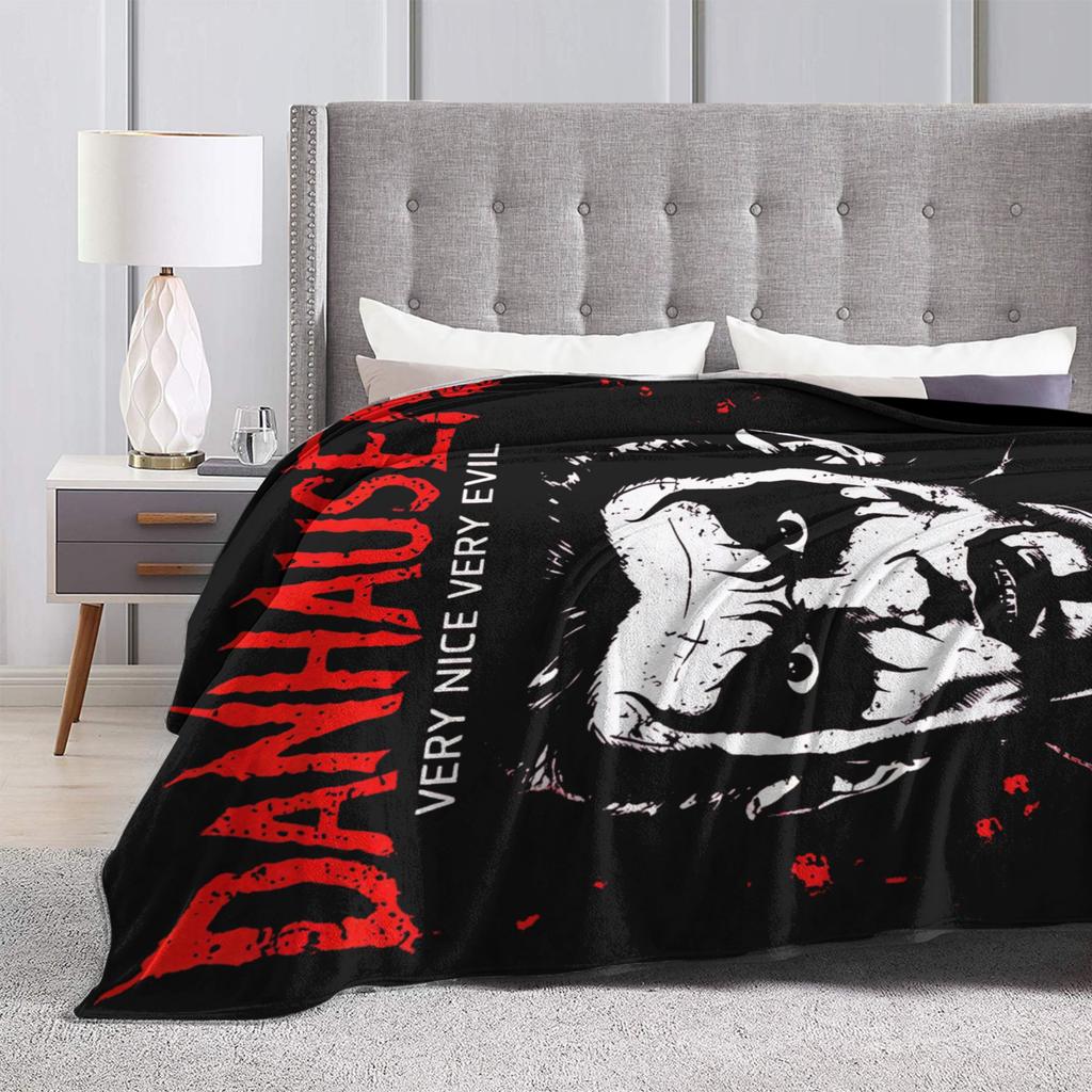 Danhausen Very Nice Very Evil Blankets Fleece Winter Multi-function Soft Throw Blanket for Bed Travel Rug Piece