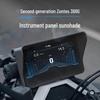 Zontes 368G Motorcycle Sunshade: Reflective Light-Blocking Instrument Screen Protector