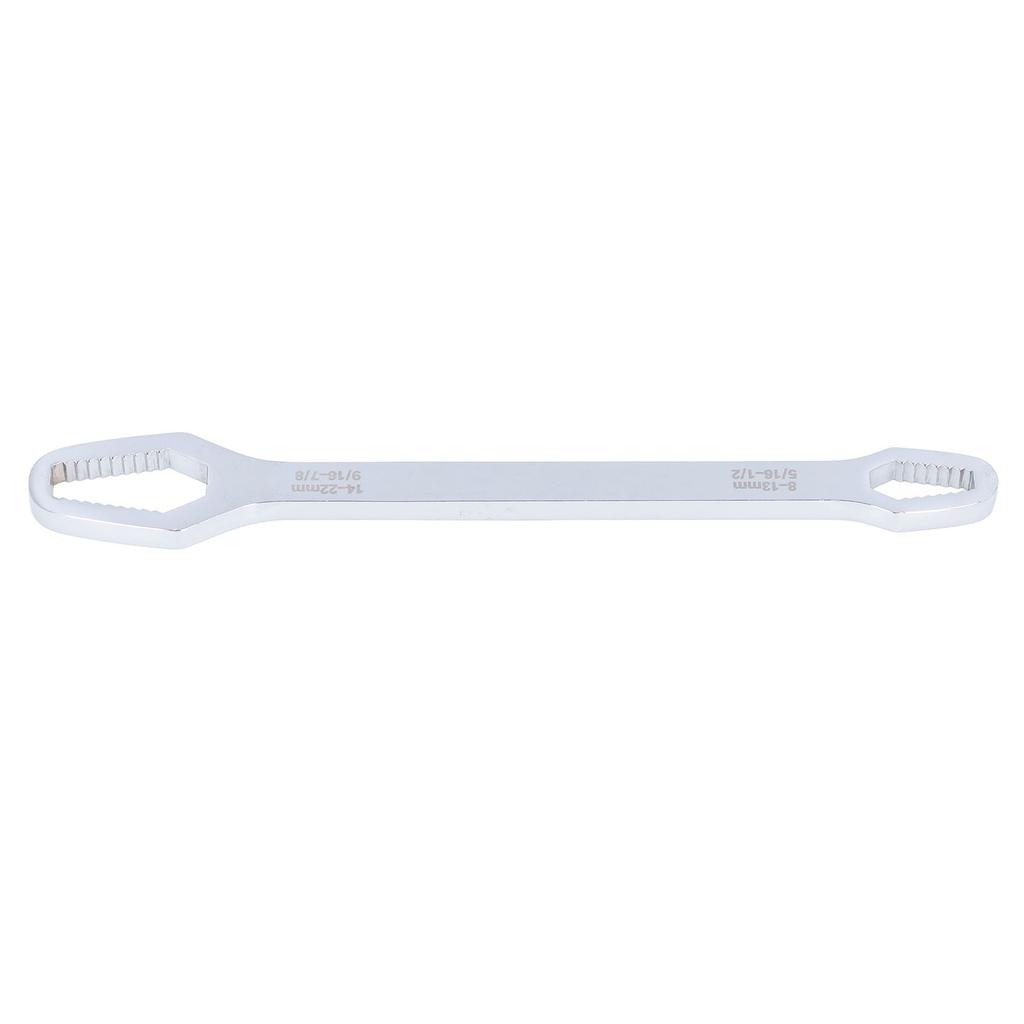 Wrench 8‑22mm Double End Universal Multifunctional Hand Tool for Maintenance RepairSilver
