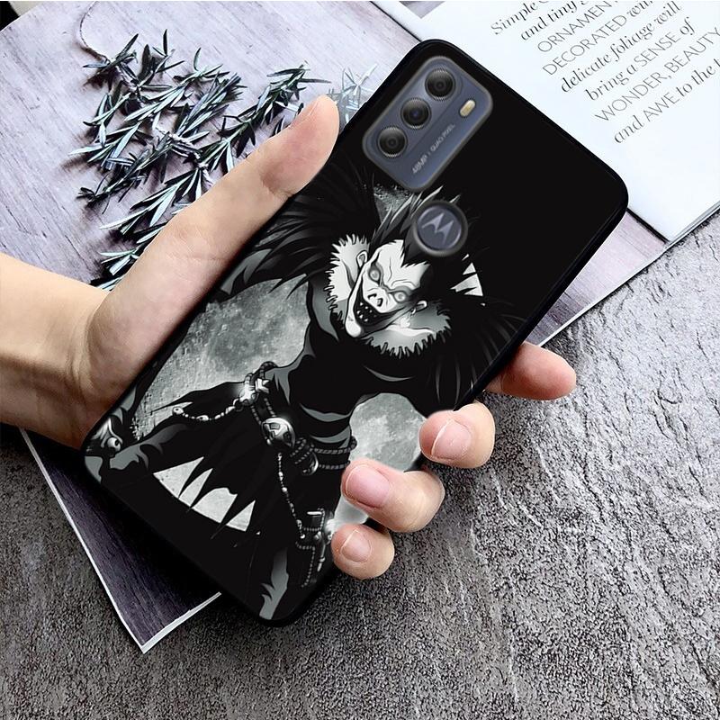 

Чехол для телефона с изображением аниме «Тетрадь смерти» для Motorola Moto E7 Plus E32 E20 E40 Edge 20 Lite G22 G52 G20 G30 G100 G60 G50 G10 G Pure G Stylus Moto G Stylus 5G