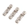 RC Universal Joint Shaft 8mm to 8mm 3 Section Rotatable Steel Coupling Steering Connector for RC Car Boat 3pcs