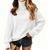 Women's Color Turtleneck Top Casual Fashion Base Layer