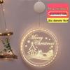 Glowing Merry Christmas LED Suction Cup String Lights for 2025 Holiday Window Display