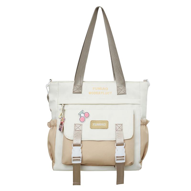 Umhängetasche Damen Schultasche mit großem Fassungsvermögen Studenten Klassentasche Umhängetasche