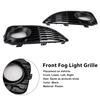 2PCS Fog Light Cover Grille Fit BMW 1 Series F20 F21 LCI M-Sport 2015-2019