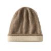 Double-Layer Thick Pure Cashmere Beanie: Soft, Warm, Versatile for Autumn & Winter