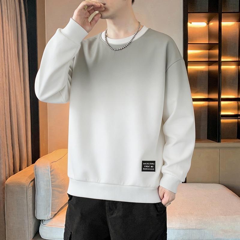 Men S Loose Long Sleeve Pullover Sweatshirt For Young Men