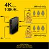 4K HDMI Splitter 1x2 1x4 HDMI Switch 1 In 2 Out Video Distributor Splitter 1080P Dual Display for TV PC Laptop Monitor Projector
