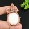 Scolecite Handmade Copper Wire Wrap Jewelry Pendant 2.17 U7s18