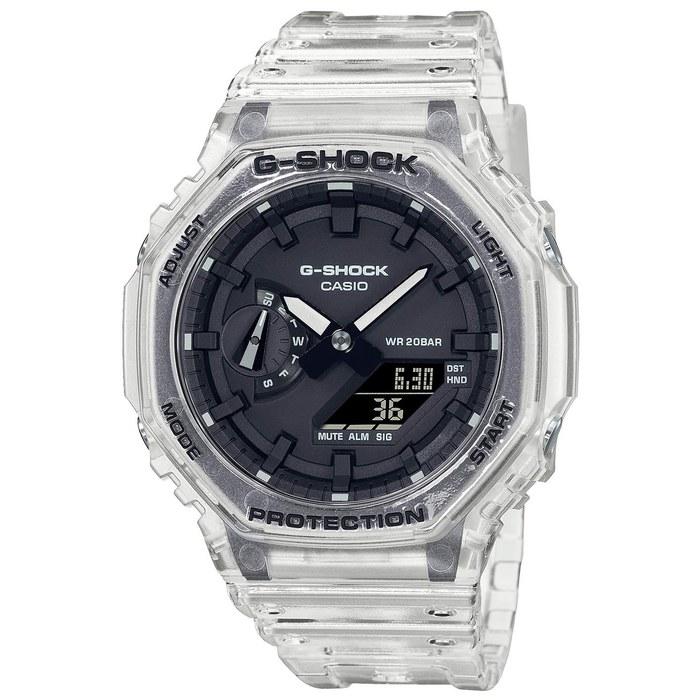 [Casio] G-Shock GA-2100SKE-7AJF Men s Watch, Clear Skeleton