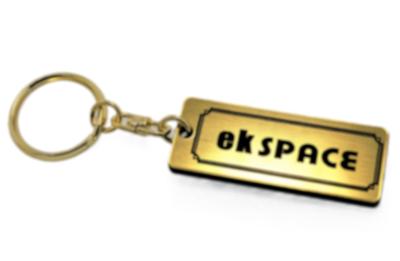 EK Space Gold Black Double Ring Acrylic Original Keychain B11a Model Custom Parts A-551-1 & Early/Late
