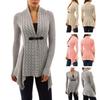 Cozy Women's Cardigan Top With Soft Fleece Fur For Winter Warmth And Style
