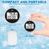Water Bath Thermometer With Timer Small Floating Waterproof Ice Bath Thermometer With LED Display Waterproof Cold Plunge