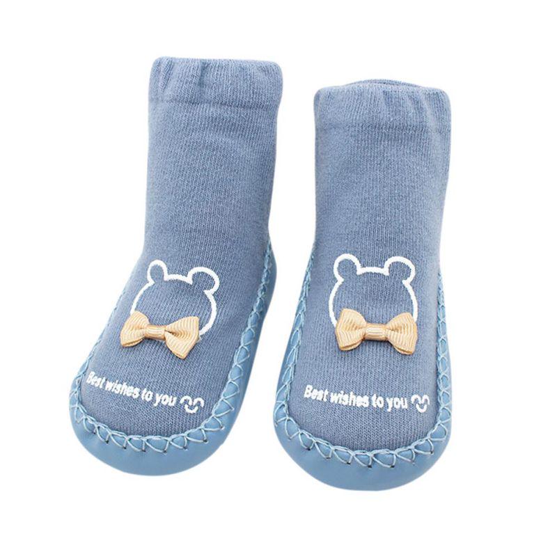 Cute Baby Toddlers Anti-slip Crawling Socks Shoes Toddler Slipper Boots 0-14 Months