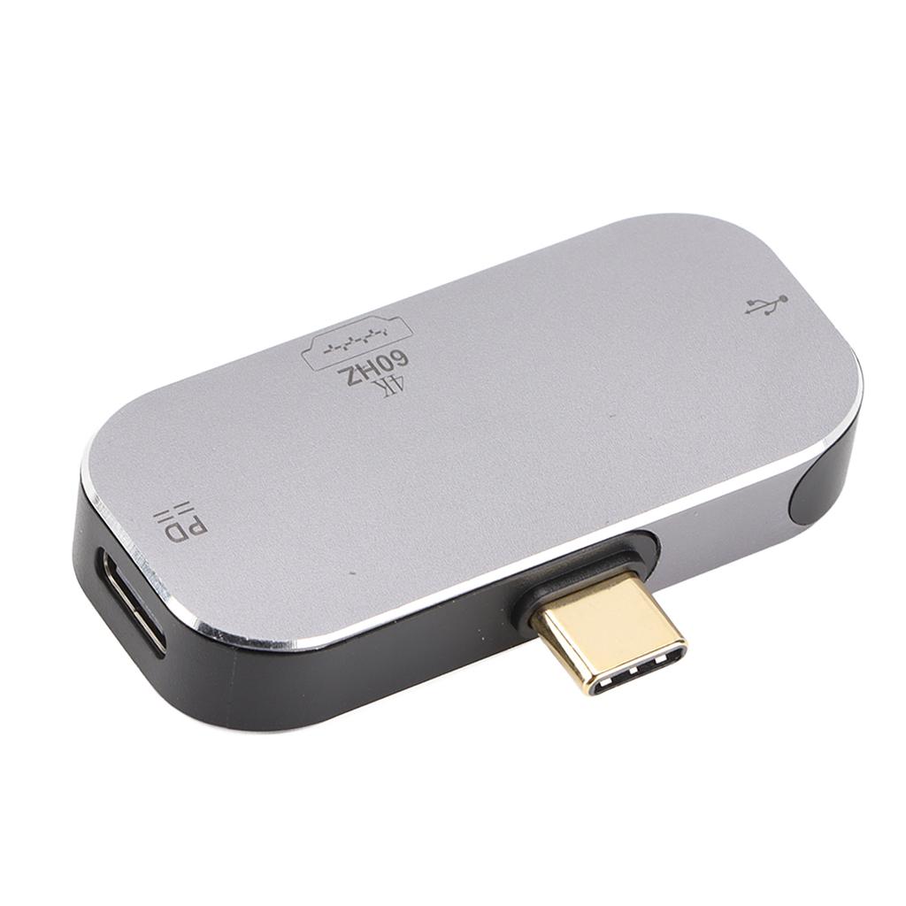 USB C Hub 3 in 1 Type C Male to HD Multimedia Interface 2 Type C Female Docking Station for Windows for Android for OS X