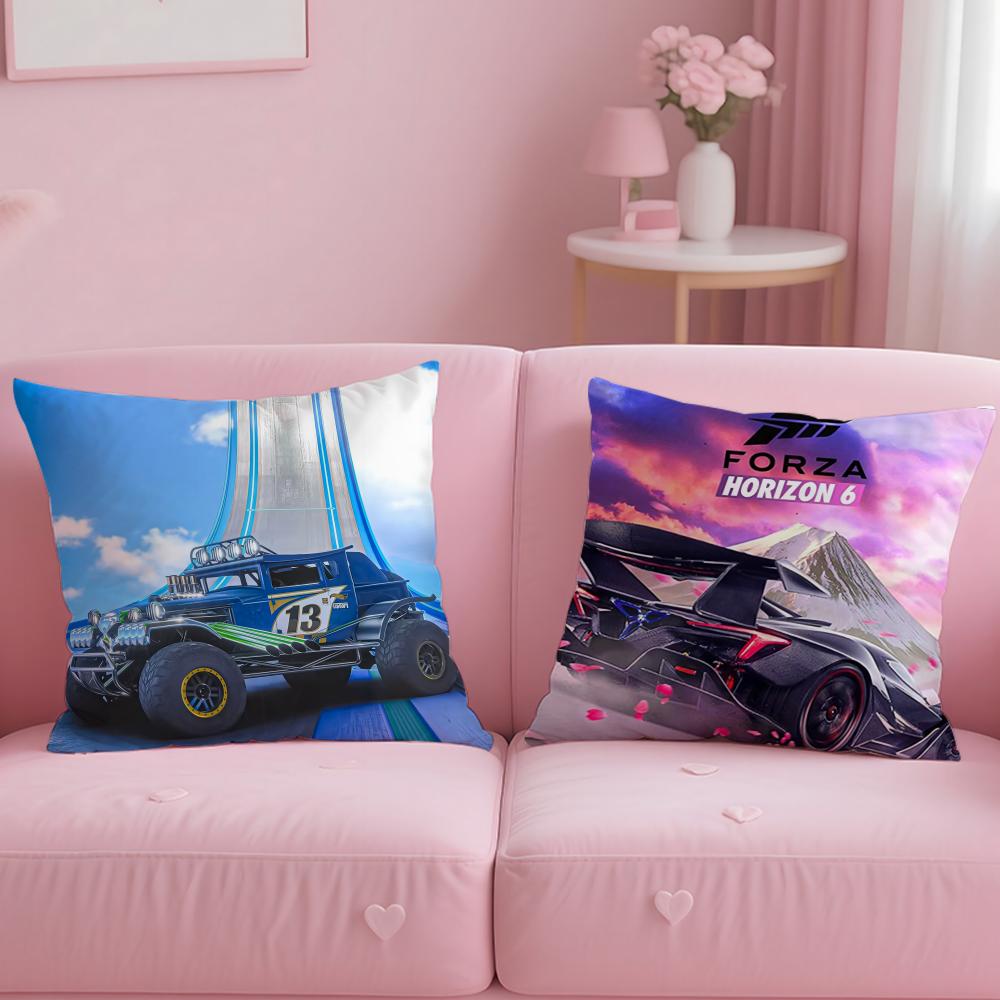 Beliebtes Spiel Forza Horizon Kissenbezug Weich Leicht zu waschen Kissenhülle Vielseitig für Sofa Bett Reisen und Büro